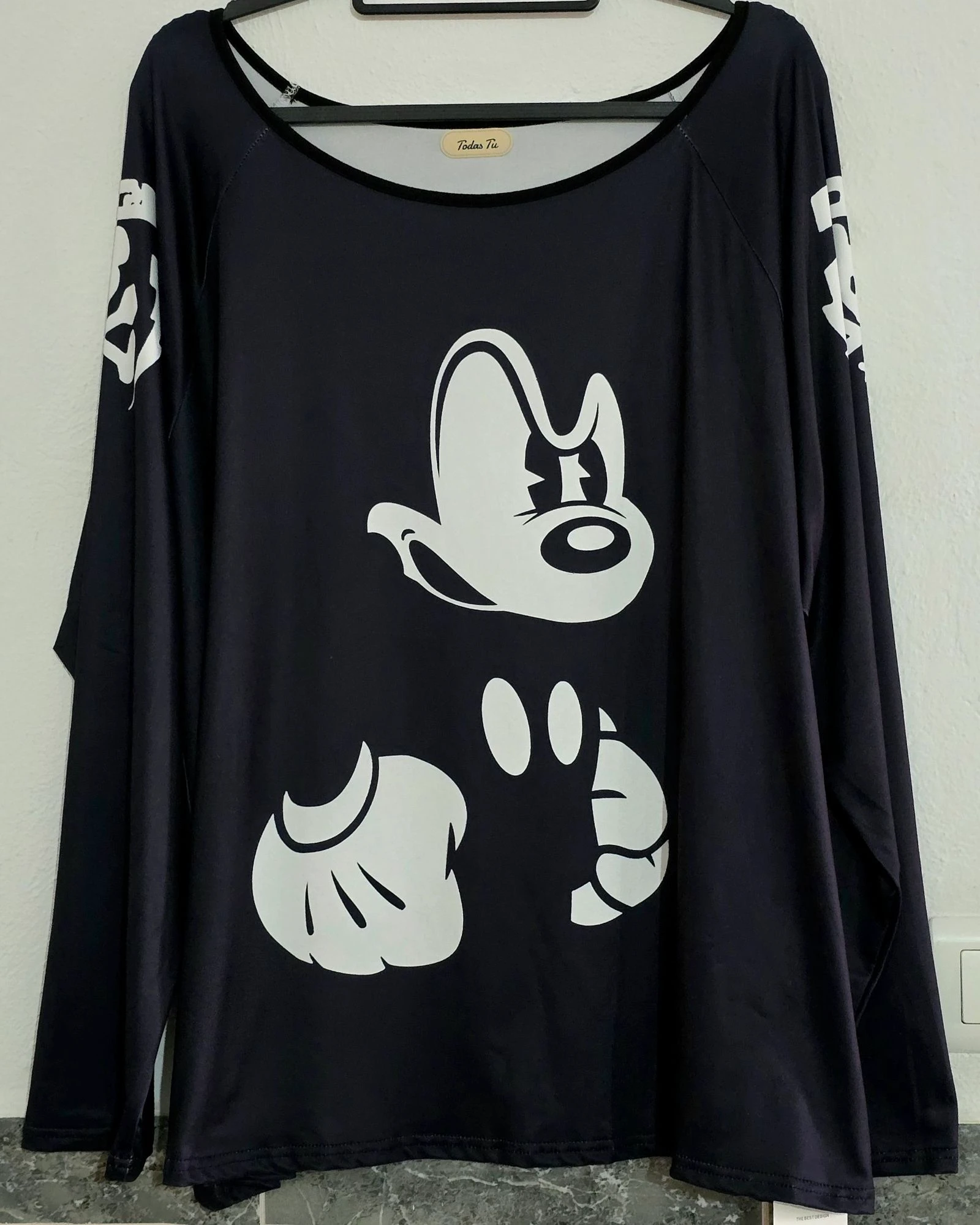 Printed black t-shirt size 52 – photo 4